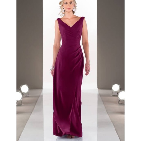 SORELLA VITA Dresses & Skirts - Sorella Vita 8576 Burgundy Dress Prom